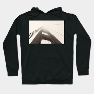 Golden Gate Tower sepia Hoodie